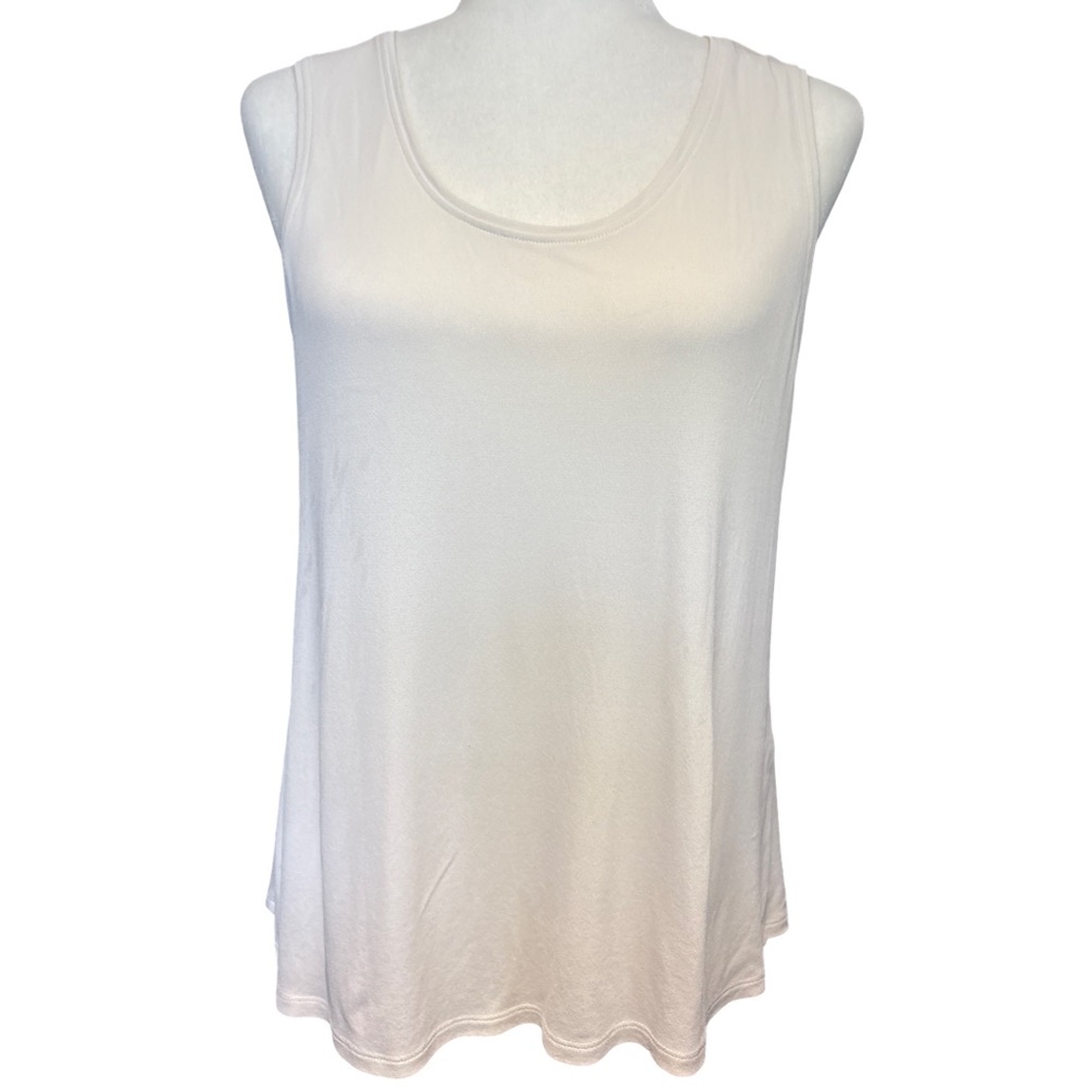 Eileen Fisher silk white tank top Size Med